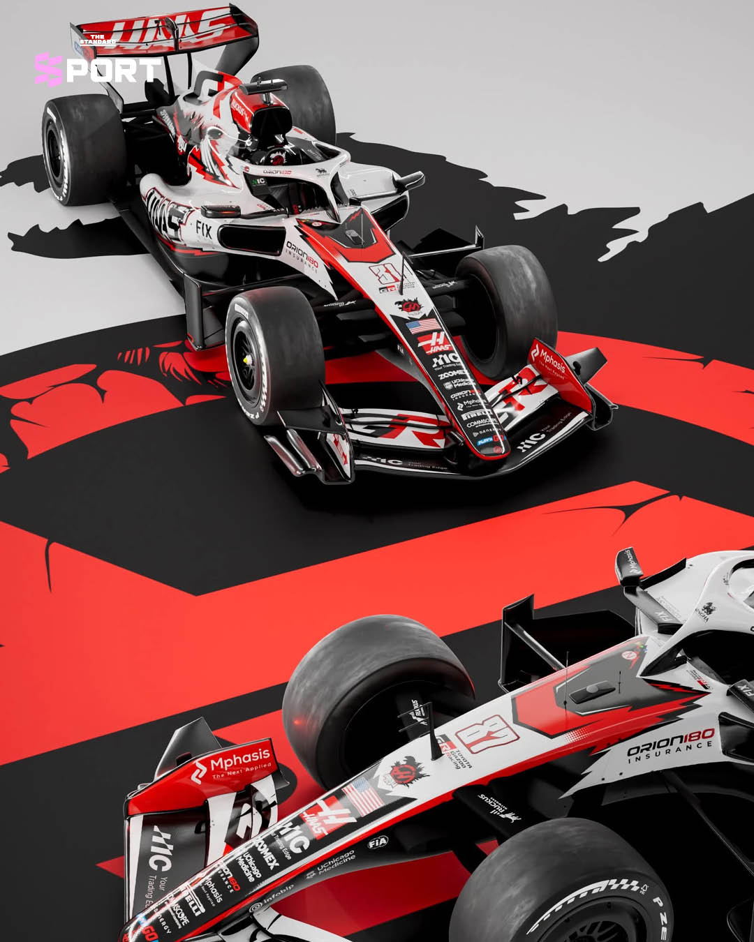 รถแข่ง Haas VF-26 ลวดลาย Godzilla สำหรับการแข่งขัน Japanese Grand Prix 5