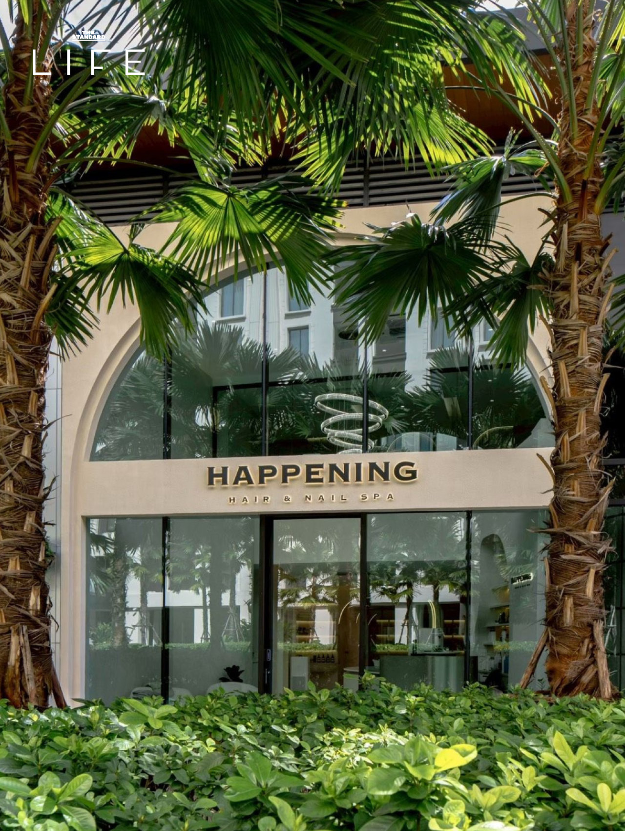 ภาพภายใน Happening Hair and Nail Spa สาขาสุขุมวิท 49 แสดงบรรยากาศโปร่งสบาย เน้นการดูแลความงามแบบองค์รวม 4