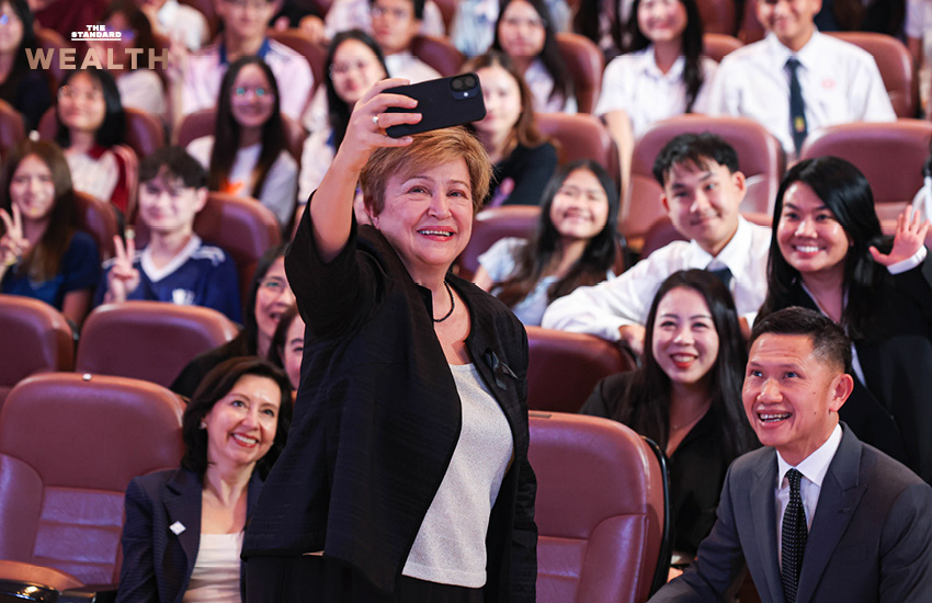 คริสตาลินา กอร์เกียวา กรรมการจัดการ IMF กล่าวสุนทรพจน์ต่อกลุ่ม Gen Z ณ จุฬาลงกรณ์มหาวิทยาลัย เรื่อง AI และเศรษฐกิจผันผวน 7