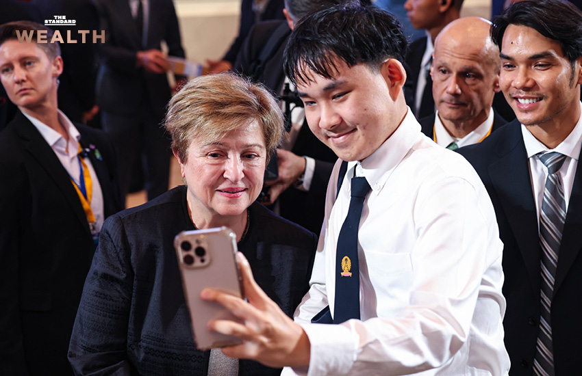 คริสตาลินา กอร์เกียวา กรรมการจัดการ IMF กล่าวสุนทรพจน์ต่อกลุ่ม Gen Z ณ จุฬาลงกรณ์มหาวิทยาลัย เรื่อง AI และเศรษฐกิจผันผวน 9