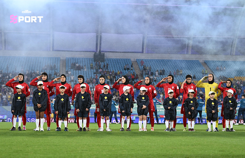 ภาพนักฟุตบอลหญิงทีมชาติอิหร่านที่ได้รับการช่วยเหลือและลี้ภัยในออสเตรเลีย 1