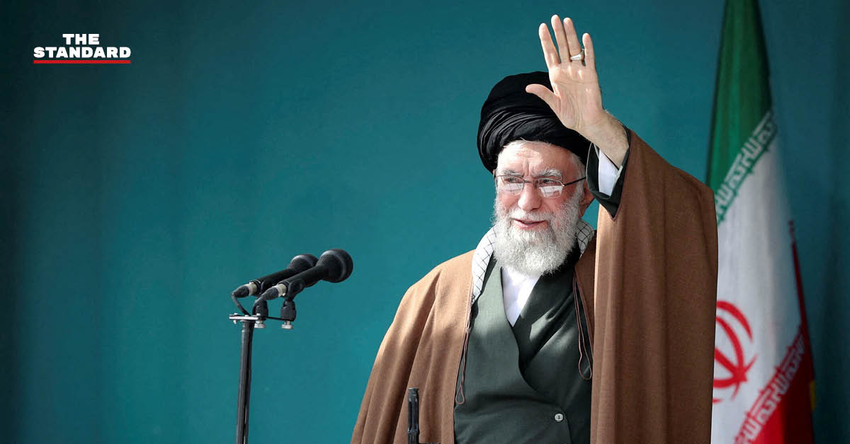 ภาพผู้นำสูงสุดอิหร่าน อยาตอลเลาะห์ อาลี คาเมเนอี หลังถูกโจมตีสังหาร