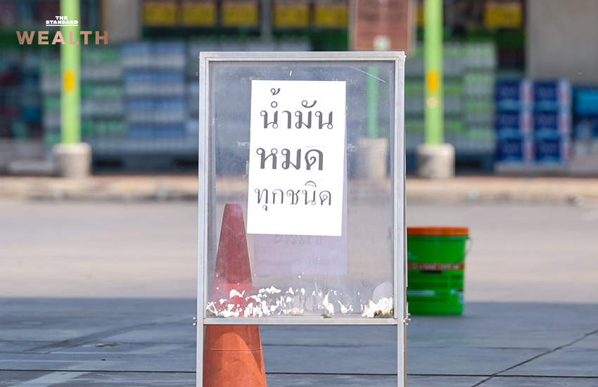 ภาพประกอบแสดงถึงวิกฤตพลังงานและผลกระทบต่อธุรกิจจากราคาน้ำมันที่สูงขึ้น โดยมีจ็อบเบอร์เป็นตัวแปรสำคัญ 1