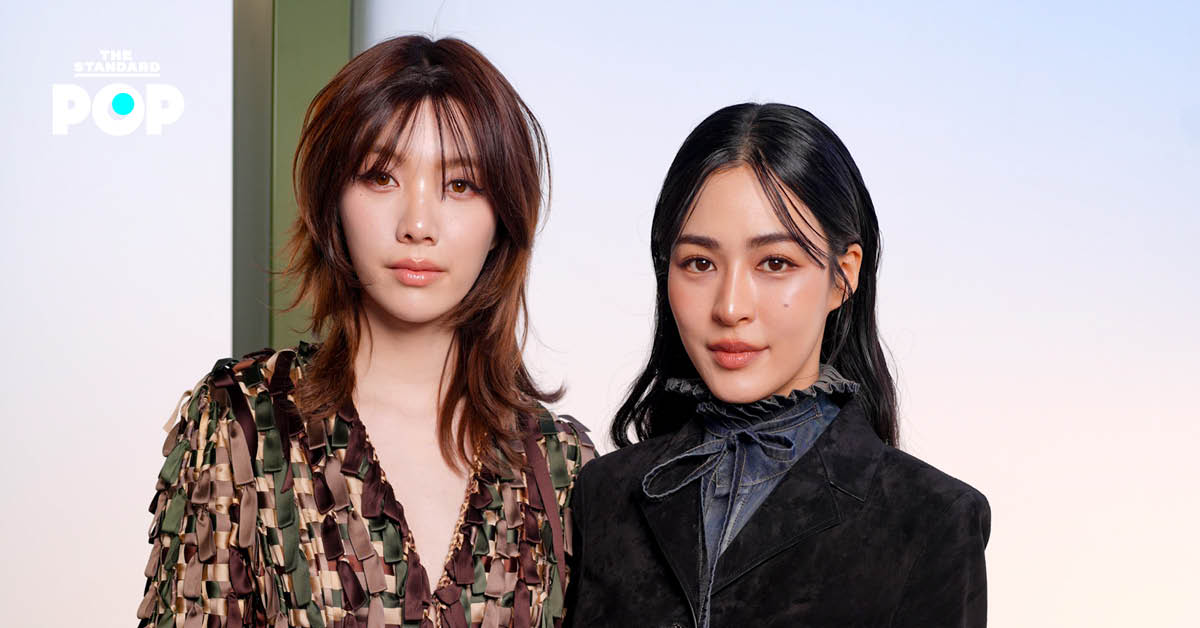 หลิงหลิง ศิริลักษณ์ และ ออม กรณ์นภัส สองนักแสดงสาวร่วมงานทอล์กโชว์ HEART TALK