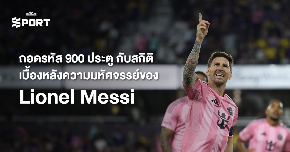 ภาพ ลิโอเนล เมสซี กับสถิติ 900 ประตูในอาชีพ