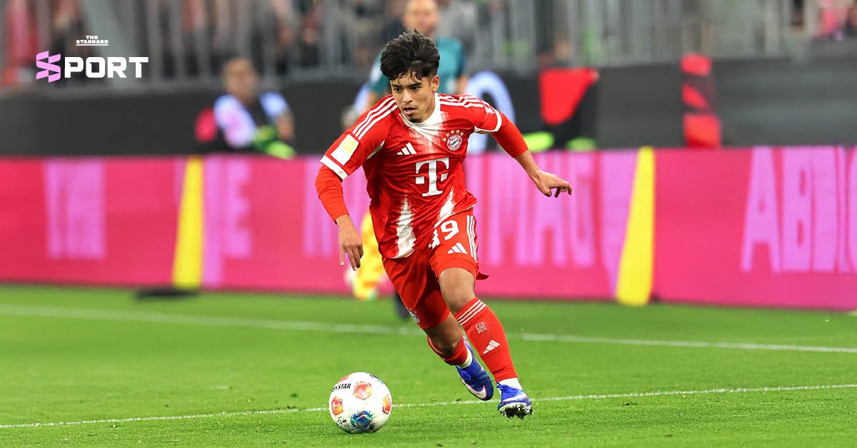 ไมคอน คาร์โดโซ ดาวรุ่งบาเยิร์น มิวนิค ขณะลงสนามประเดิมทีมชุดใหญ่ในบุนเดสลีกา