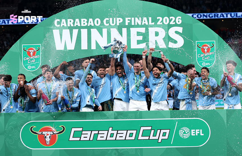 ภาพนักเตะ แมนเชสเตอร์ ซิตี้ ฉลองแชมป์คาราบาว คัพ 2025/26 สมัยที่ 9 1