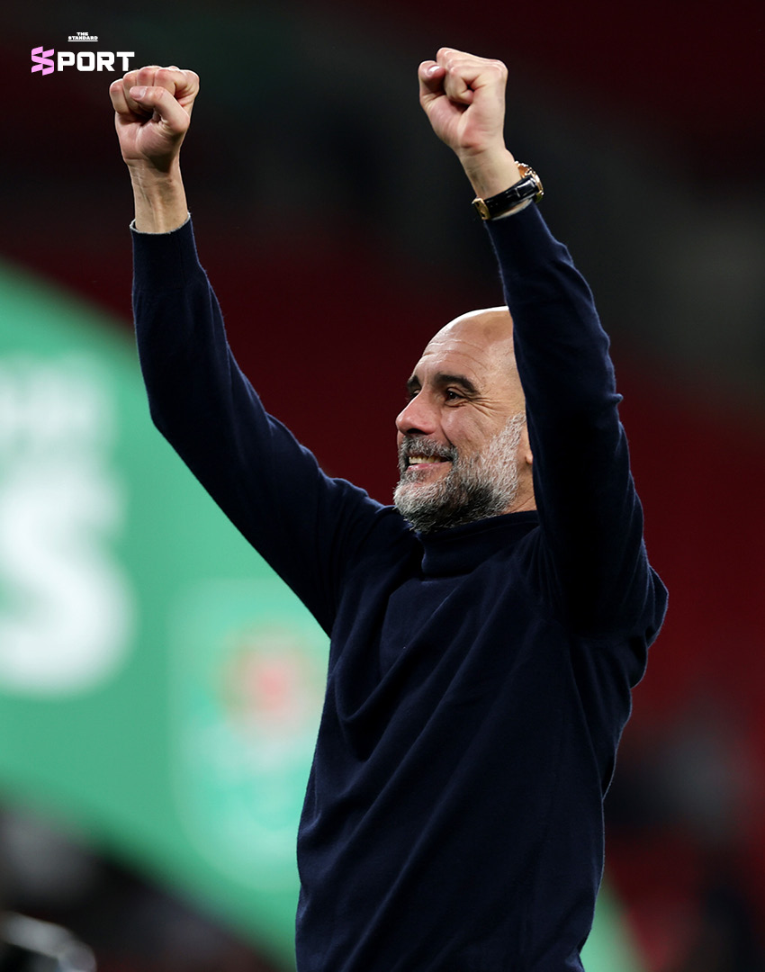 ภาพนักเตะ แมนเชสเตอร์ ซิตี้ ฉลองแชมป์คาราบาว คัพ 2025/26 สมัยที่ 9 4