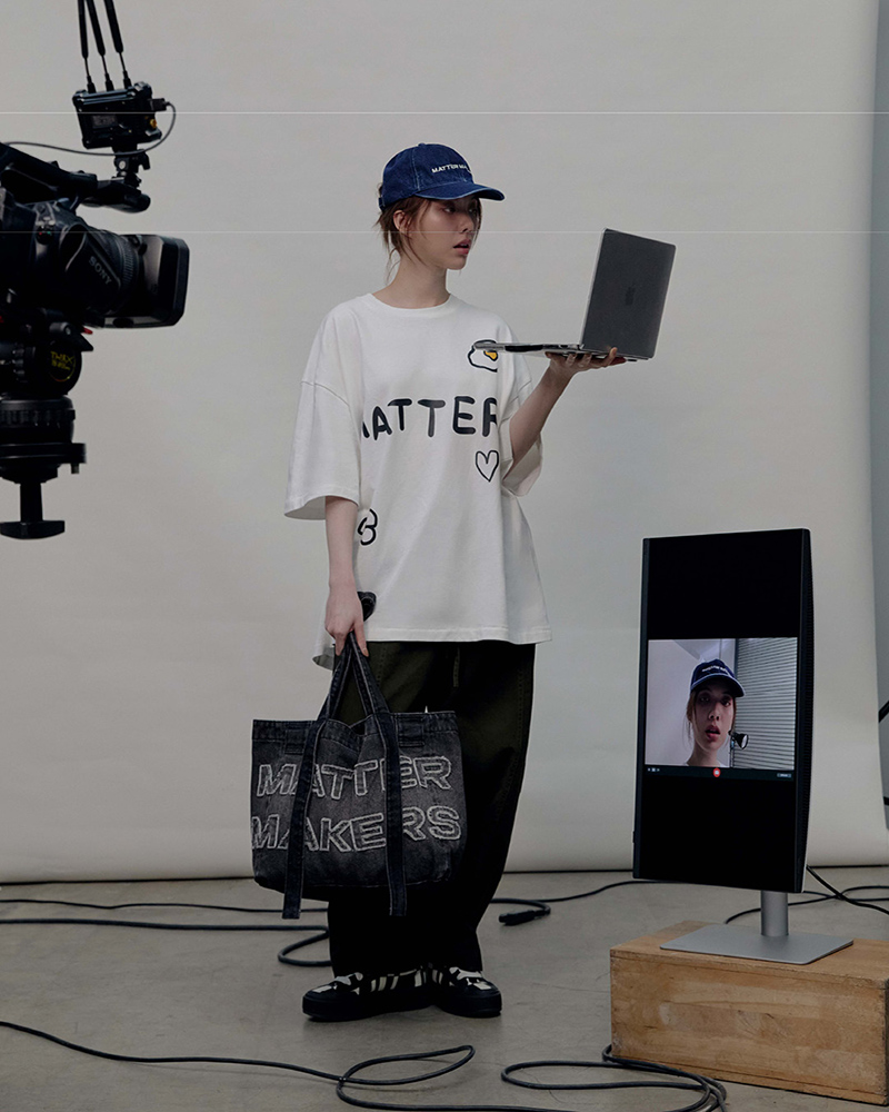 ออม กรณ์นภัส นางแบบสวมใส่เสื้อผ้าคอลเล็กชัน ‘Orm’s Edition’ จาก Matter Makers ในคอนเซ็ปต์ Everyday Wardrobe 1