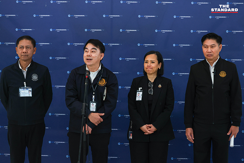 ภาพลูกเรือเรือสินค้า ‘มยุรี นารี’ 20 คน เดินทางกลับถึงท่าอากาศยานสุวรรณภูมิอย่างปลอดภัย 3