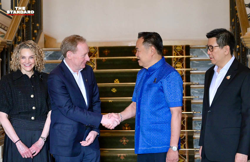 Brad Smith จาก Microsoft เข้าพบ อนุทิน ชาญวีรกูล หารือลงทุน AI-คลาวด์ 1 พันล้านดอลลาร์ในไทย 5