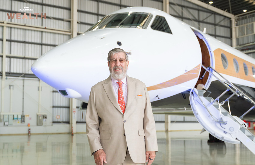 ภาพผู้บริหาร MJets และ Gulfstream แถลงข่าวความร่วมมือเป็นตัวแทนจำหน่ายเครื่องบินเจ็ตในประเทศไทย 2