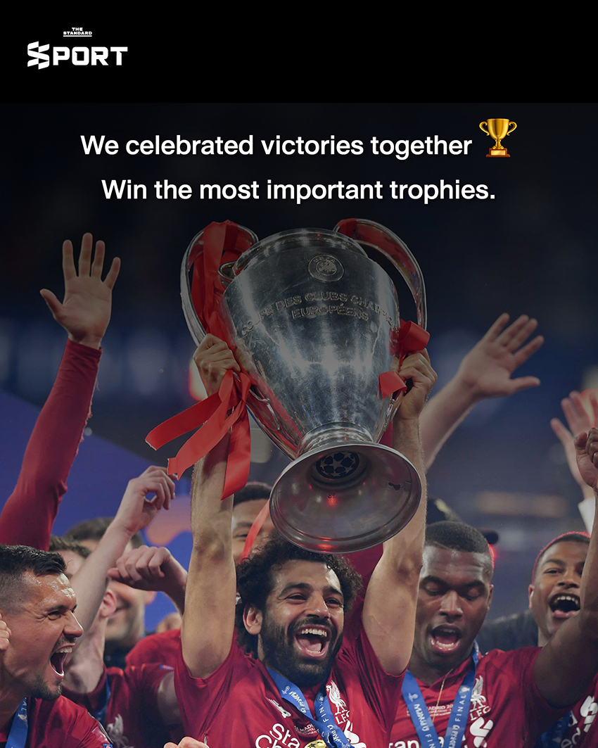 โมฮาเหม็ด ซาลาห์ นักฟุตบอลลิเวอร์พูล โบกมืออำลาแฟนบอลที่แอนฟิลด์ 4