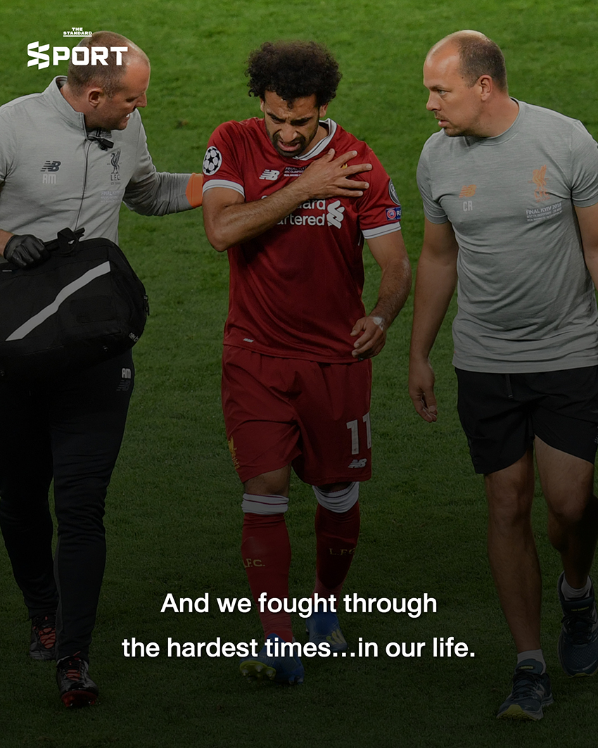 โมฮาเหม็ด ซาลาห์ นักฟุตบอลลิเวอร์พูล โบกมืออำลาแฟนบอลที่แอนฟิลด์ 5