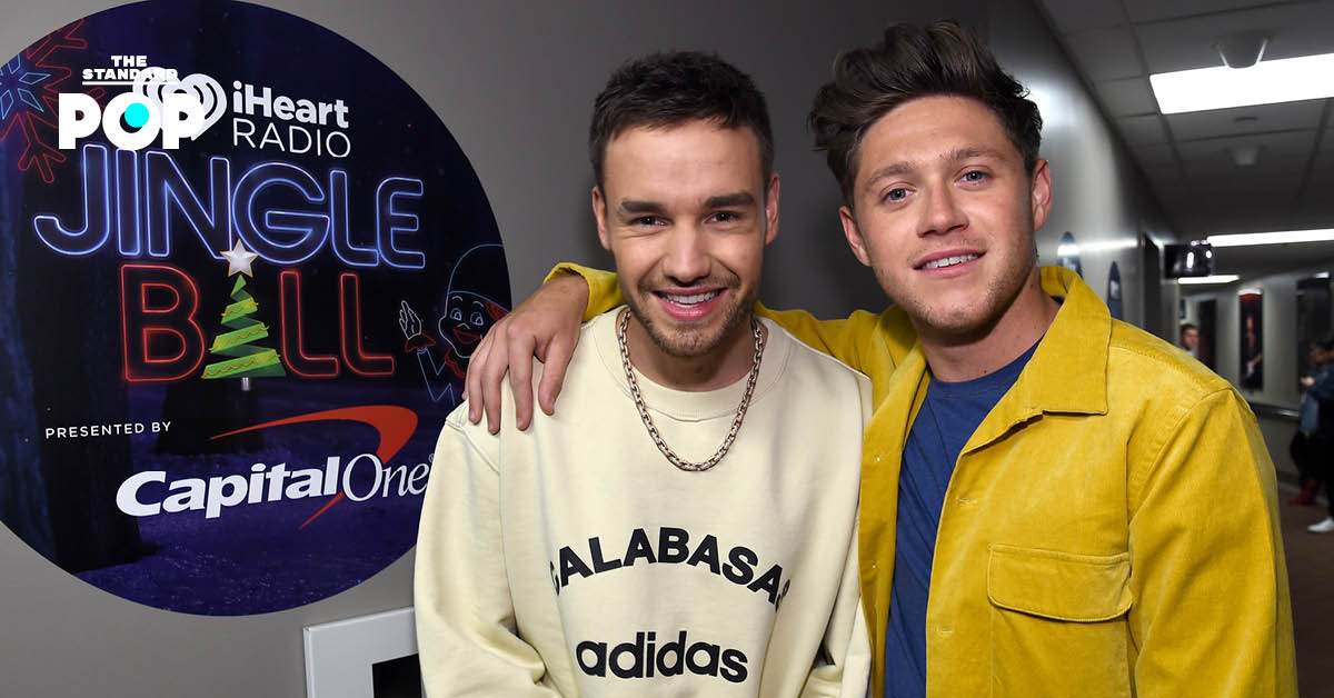 Niall Horan และ Liam Payne ยืนยิ้มข้างกัน