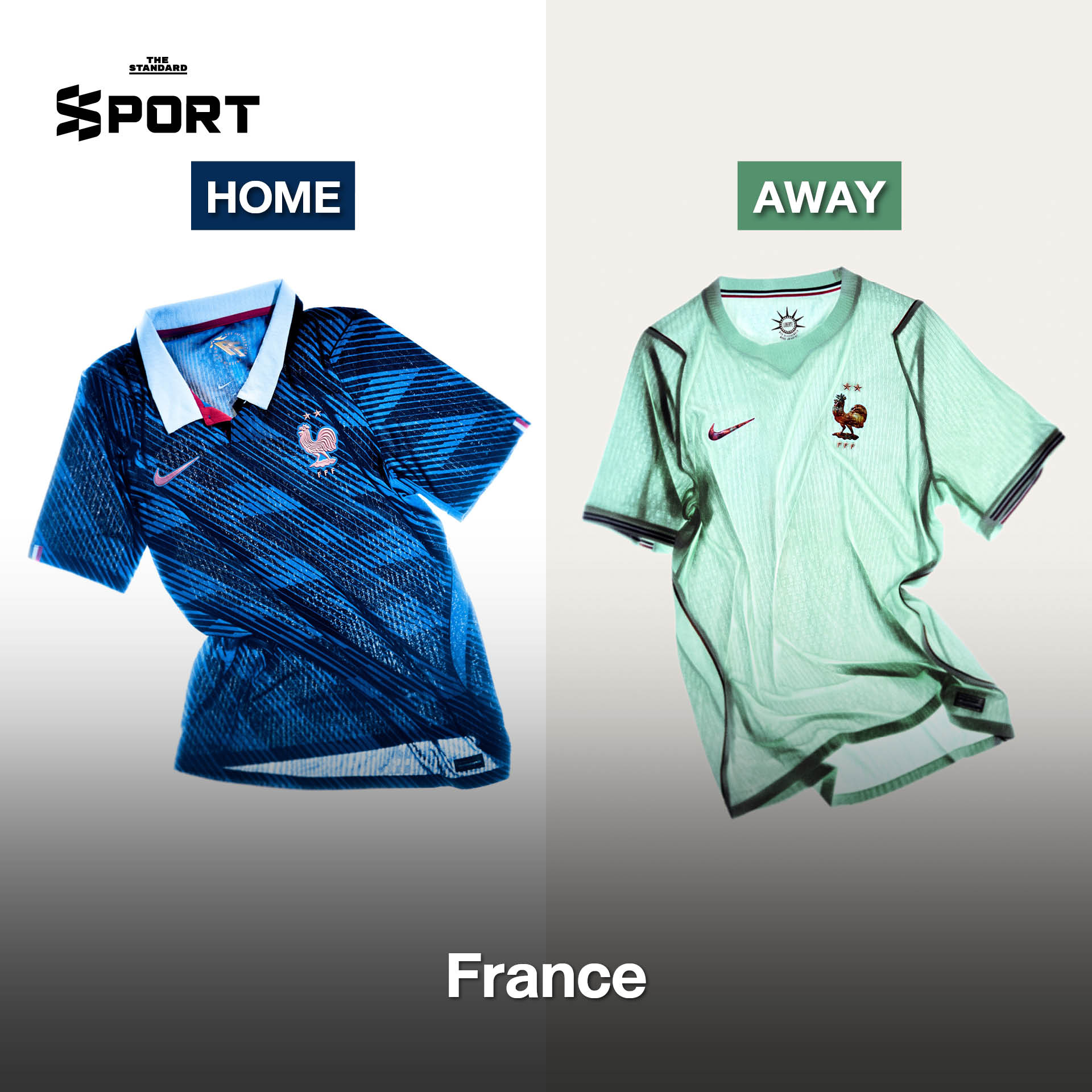 นักฟุตบอลสวมเสื้อแข่ง Nike ทีมชาติสำหรับฟุตบอลโลก 2026 1