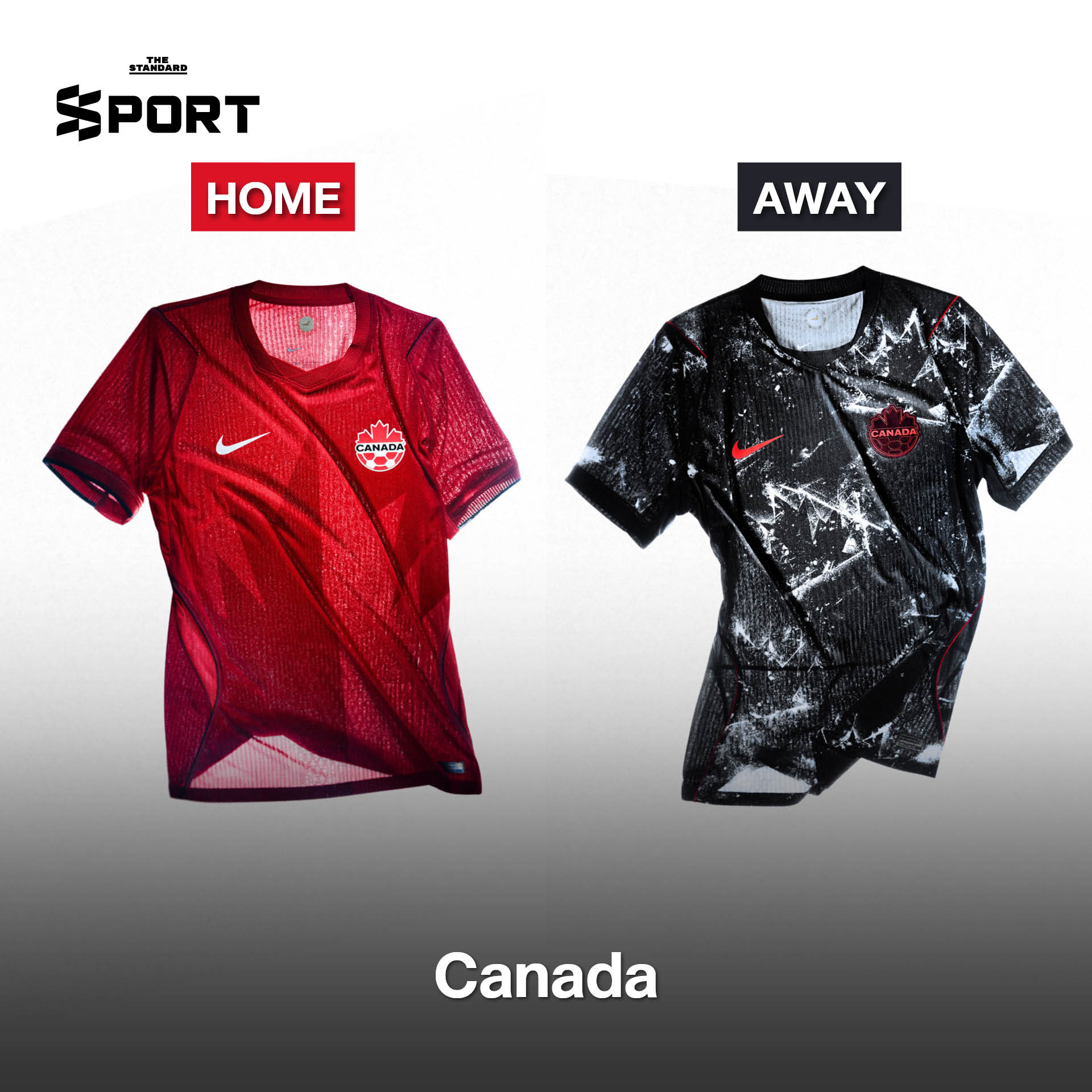 นักฟุตบอลสวมเสื้อแข่ง Nike ทีมชาติสำหรับฟุตบอลโลก 2026 11