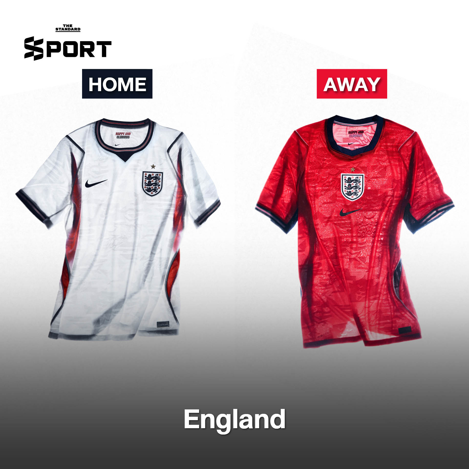 นักฟุตบอลสวมเสื้อแข่ง Nike ทีมชาติสำหรับฟุตบอลโลก 2026 2