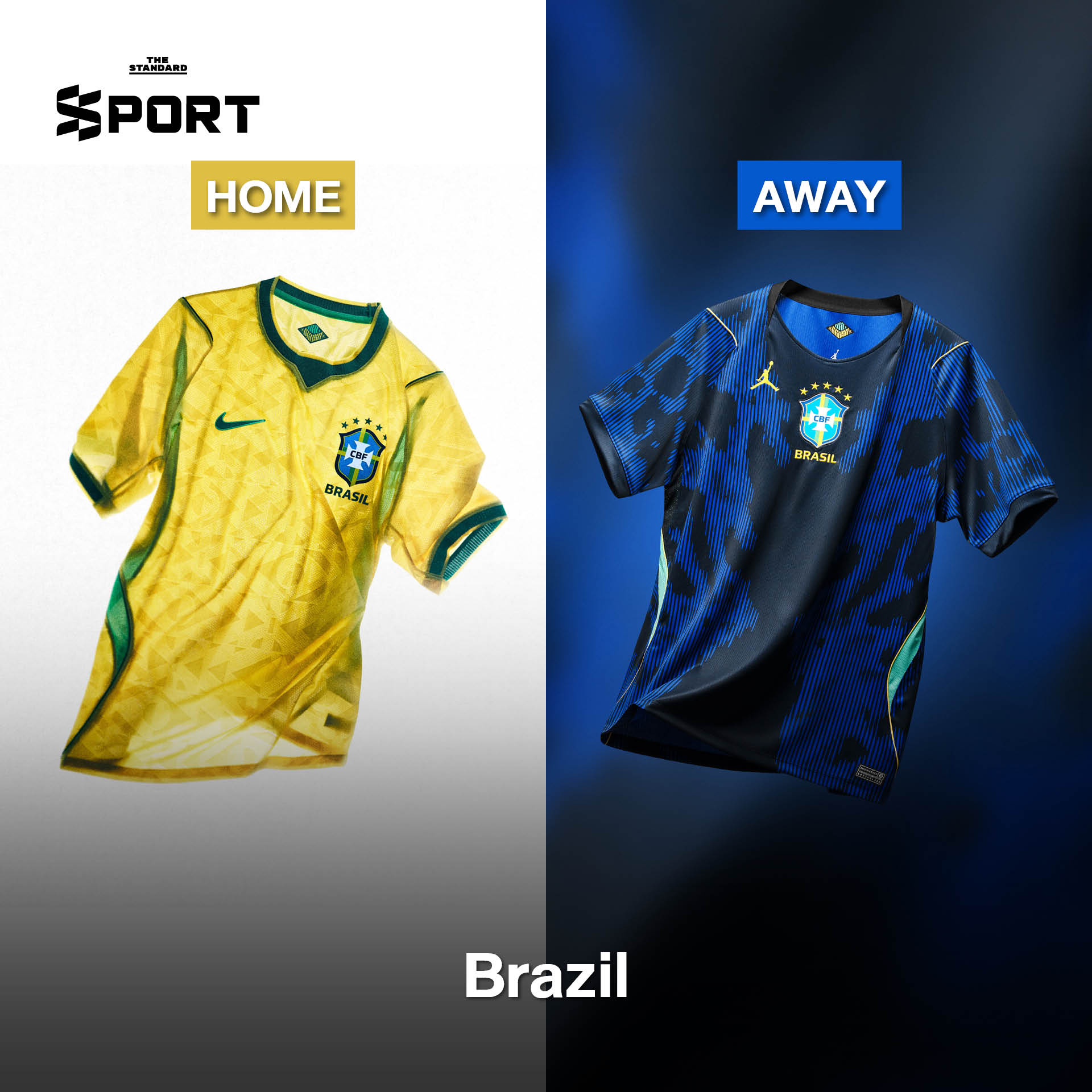 นักฟุตบอลสวมเสื้อแข่ง Nike ทีมชาติสำหรับฟุตบอลโลก 2026 3