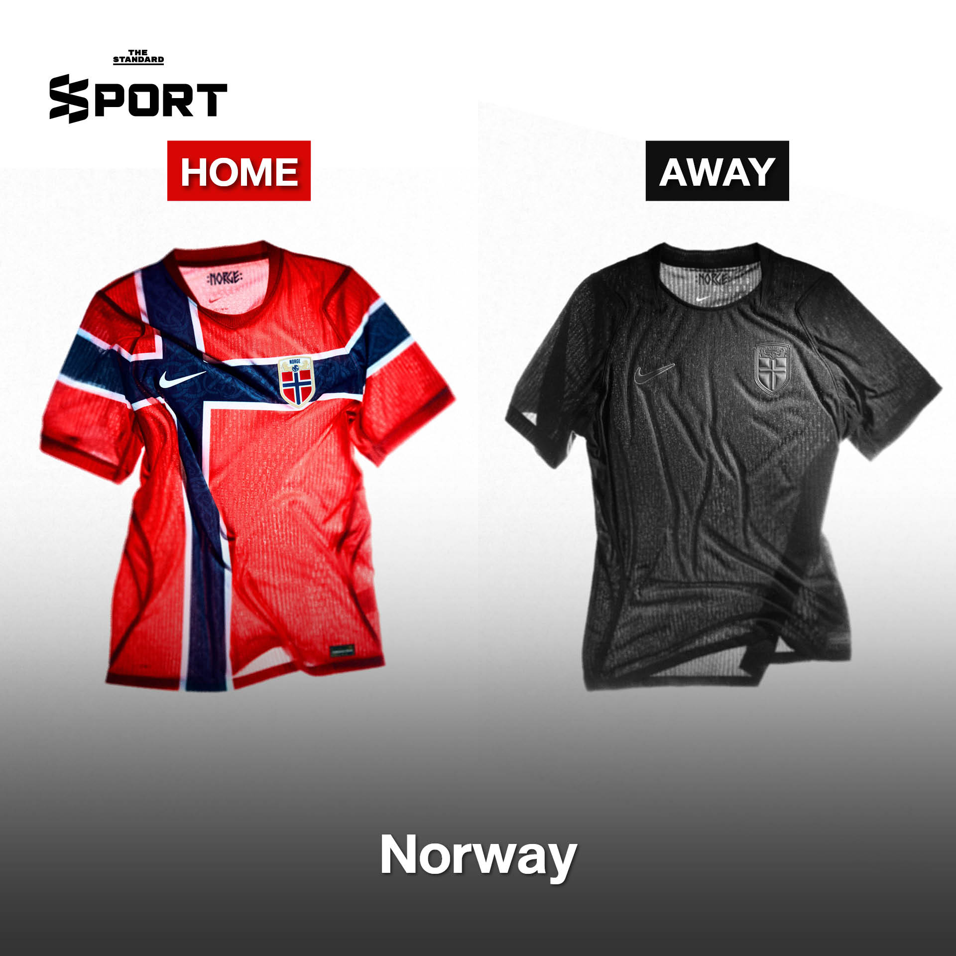 นักฟุตบอลสวมเสื้อแข่ง Nike ทีมชาติสำหรับฟุตบอลโลก 2026 4