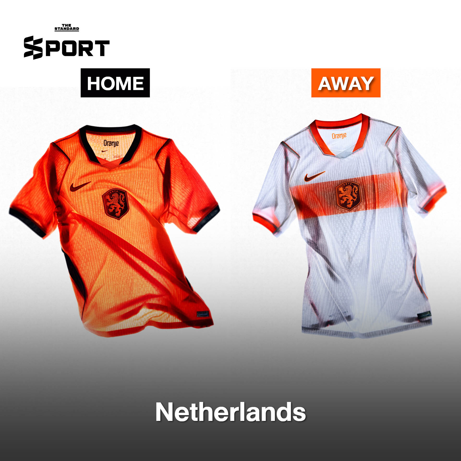 นักฟุตบอลสวมเสื้อแข่ง Nike ทีมชาติสำหรับฟุตบอลโลก 2026 6