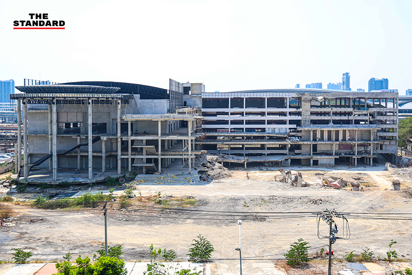 ภาพซากอาคาร สตง. ที่พังถล่มลงมา เนื่องจากปัญหาการทุจริตและคอนกรีตไม่ได้มาตรฐาน 4