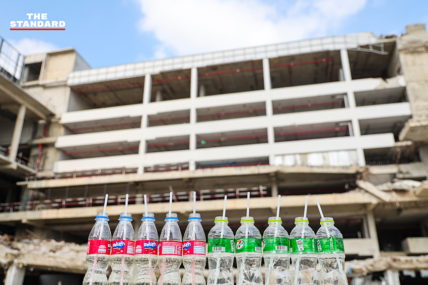 ภาพถ่ายมุมสูงพื้นที่โครงการก่อสร้างอาคาร สตง. แห่งใหม่ที่เคยพังถล่ม ครบรอบ 1 ปี ปัจจุบันเคลียร์ซากแล้ว เหลือเพียงร่องรอยความสูญเสีย 20