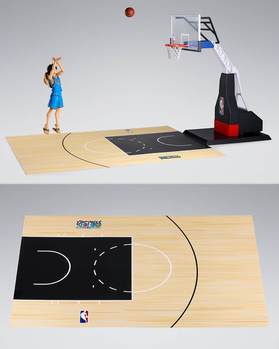 รูปแอ็กชันฟิกเกอร์ ลูฟี่ จาก ONE PIECE ในชุดทีมบาสเกตบอล NBA 7