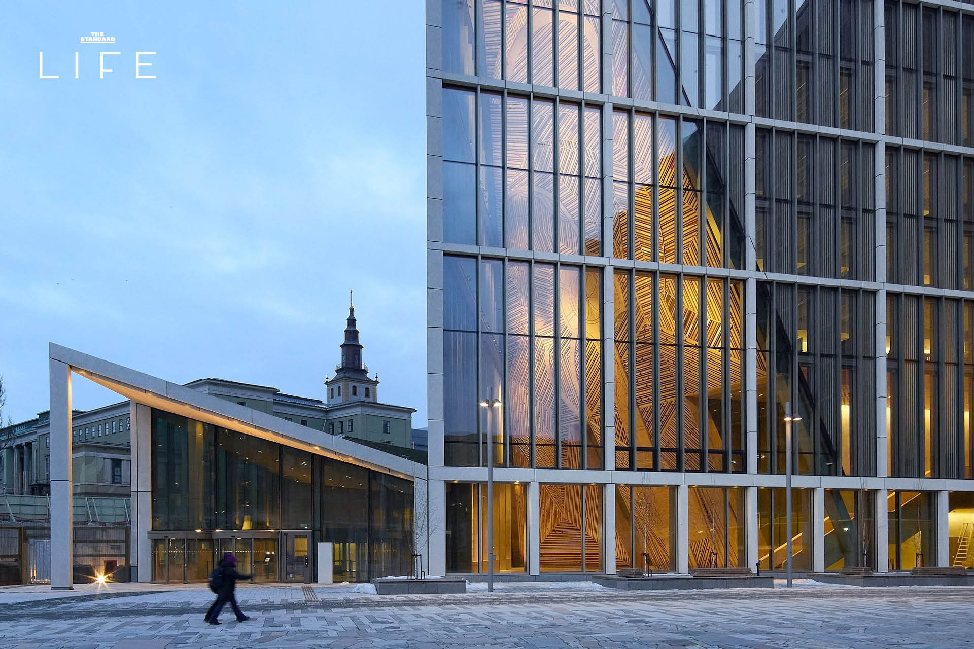 ภาพภายในอาคารศูนย์ราชการ New Government Quarter Oslo ประเทศนอร์เวย์ ที่ออกแบบสไตล์นอร์ดิก ผสานความทันสมัยและความปลอดภัย 1