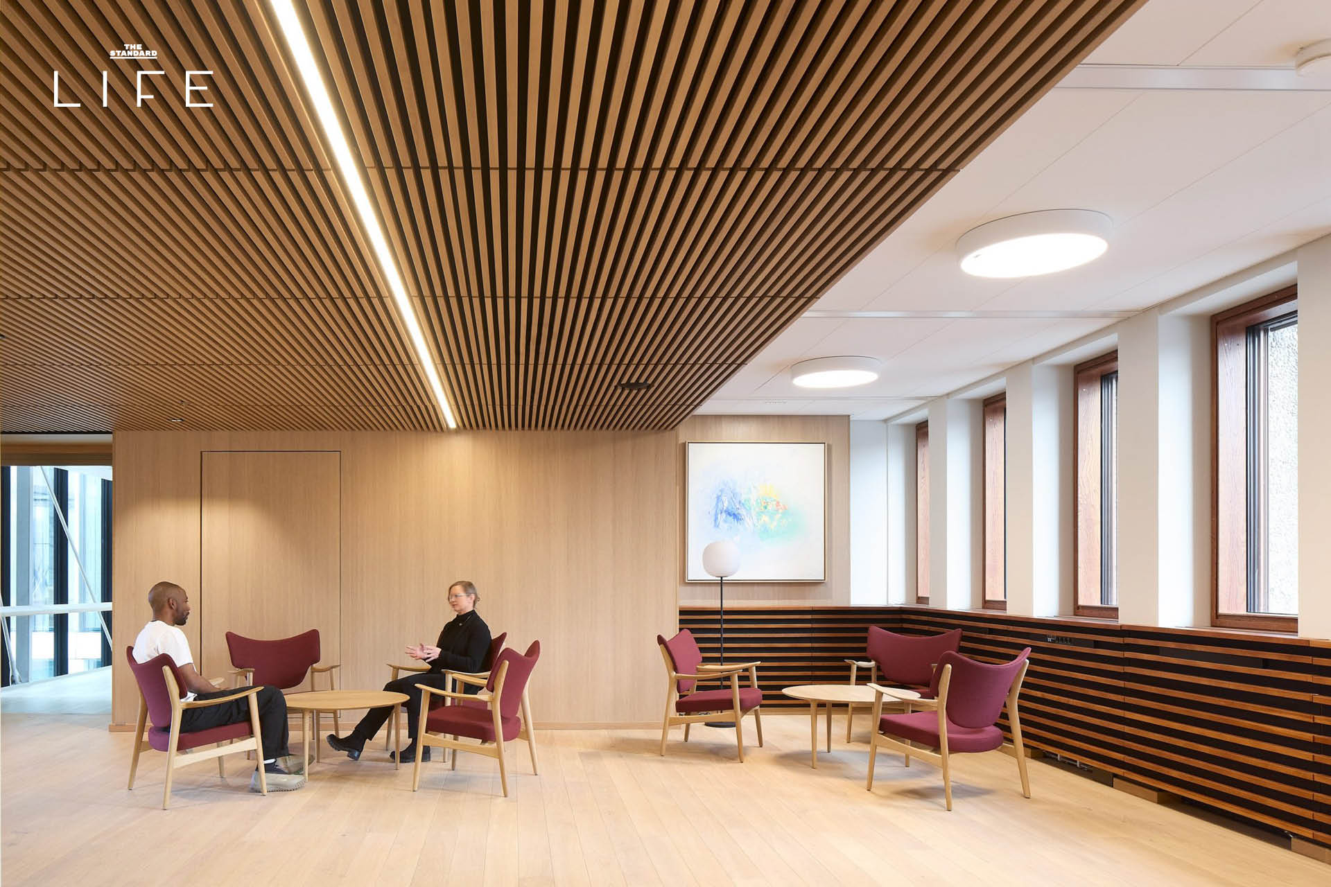 ภาพภายในอาคารศูนย์ราชการ New Government Quarter Oslo ประเทศนอร์เวย์ ที่ออกแบบสไตล์นอร์ดิก ผสานความทันสมัยและความปลอดภัย 3