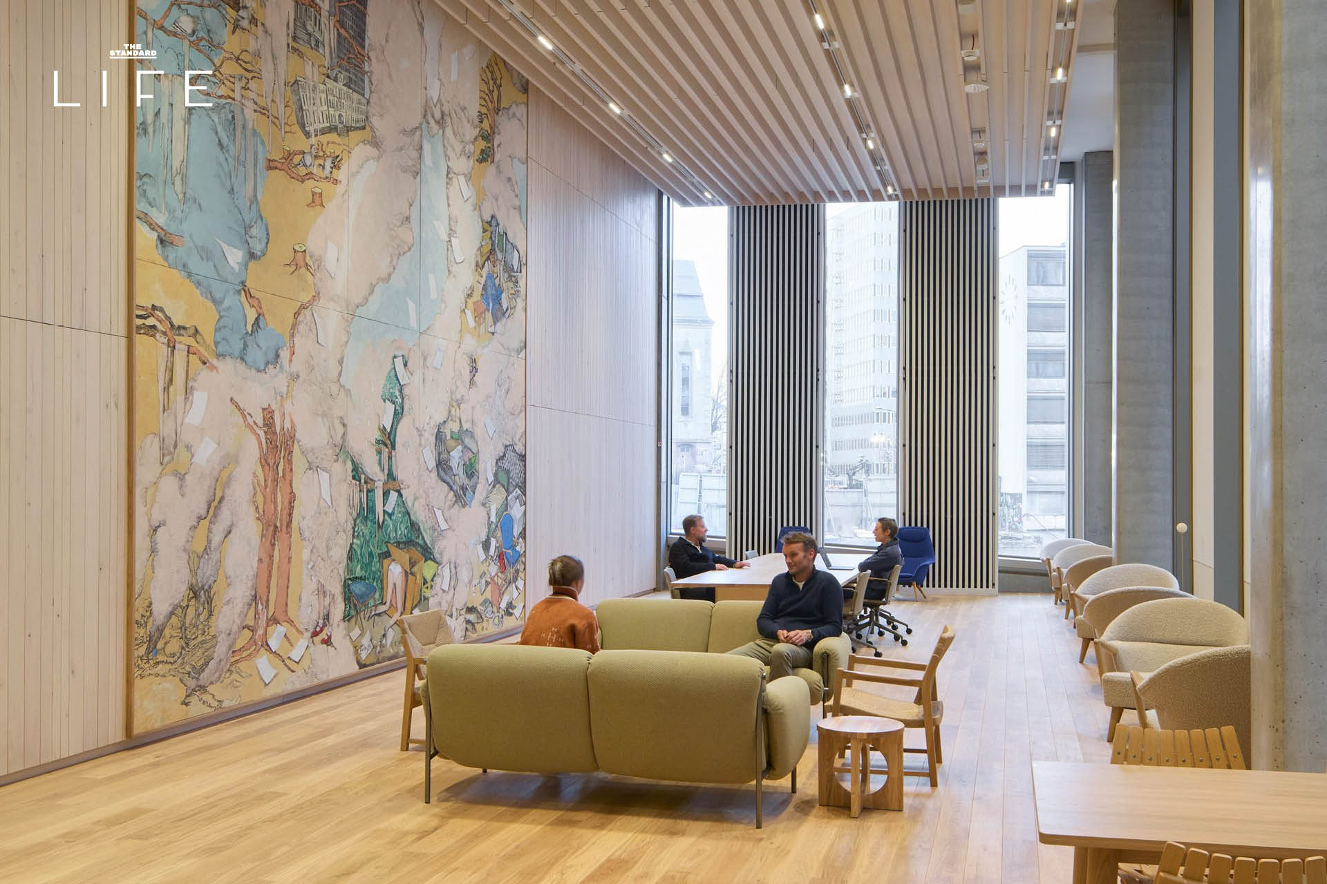 ภาพภายในอาคารศูนย์ราชการ New Government Quarter Oslo ประเทศนอร์เวย์ ที่ออกแบบสไตล์นอร์ดิก ผสานความทันสมัยและความปลอดภัย 7