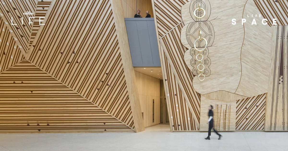 ภาพภายในอาคารศูนย์ราชการ New Government Quarter Oslo ประเทศนอร์เวย์ ที่ออกแบบสไตล์นอร์ดิก ผสานความทันสมัยและความปลอดภัย