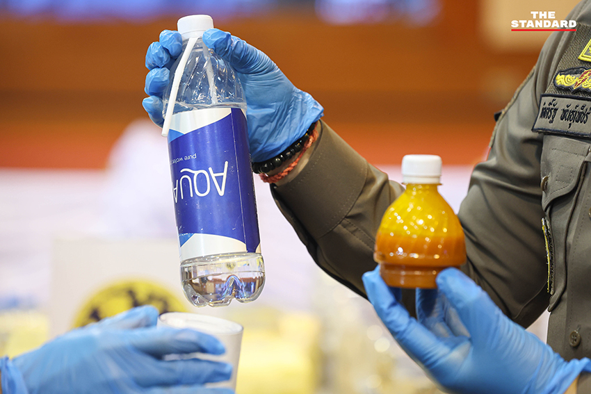 พล.ต.อ.กิตติ์รัฐ พันธุ์เพ็ชร์ ผู้บัญชาการตำรวจแห่งชาติ แถลงข่าวผลการปราบปรามยาเสพติด พร้อมของกลางจำนวนมาก 6