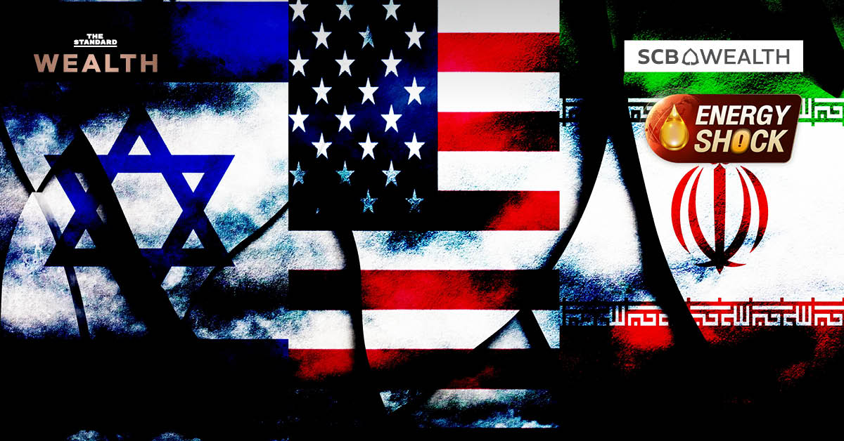 ภาพประกอบแสดงผลกระทบจากสงคราม ตะวันออกกลาง ต่อราคาพลังงานและเศรษฐกิจโลก