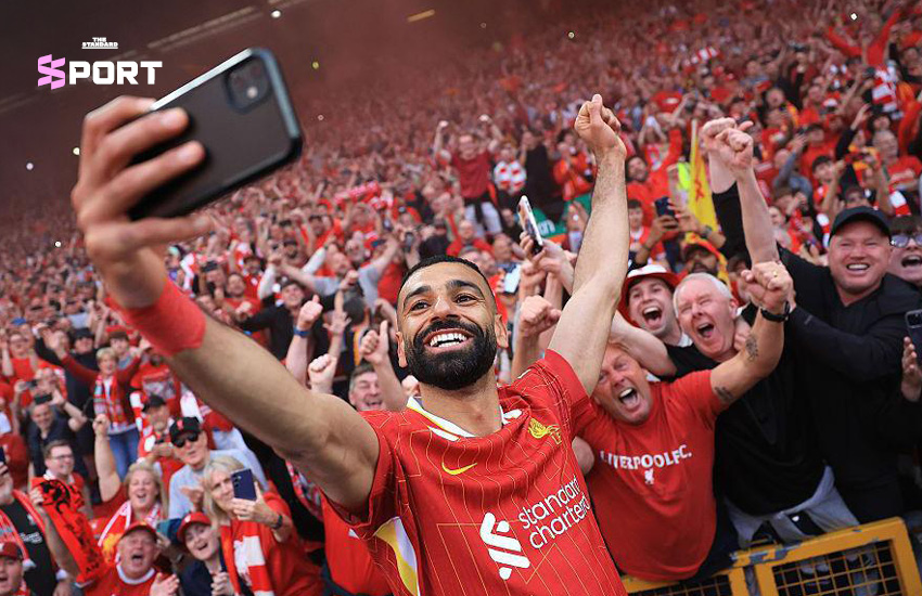 โมฮัมหมัด ซาลาห์ ในชุดลิเวอร์พูล สะท้อนเรื่องราวการอำลาบัลลังก์สีแดง 1