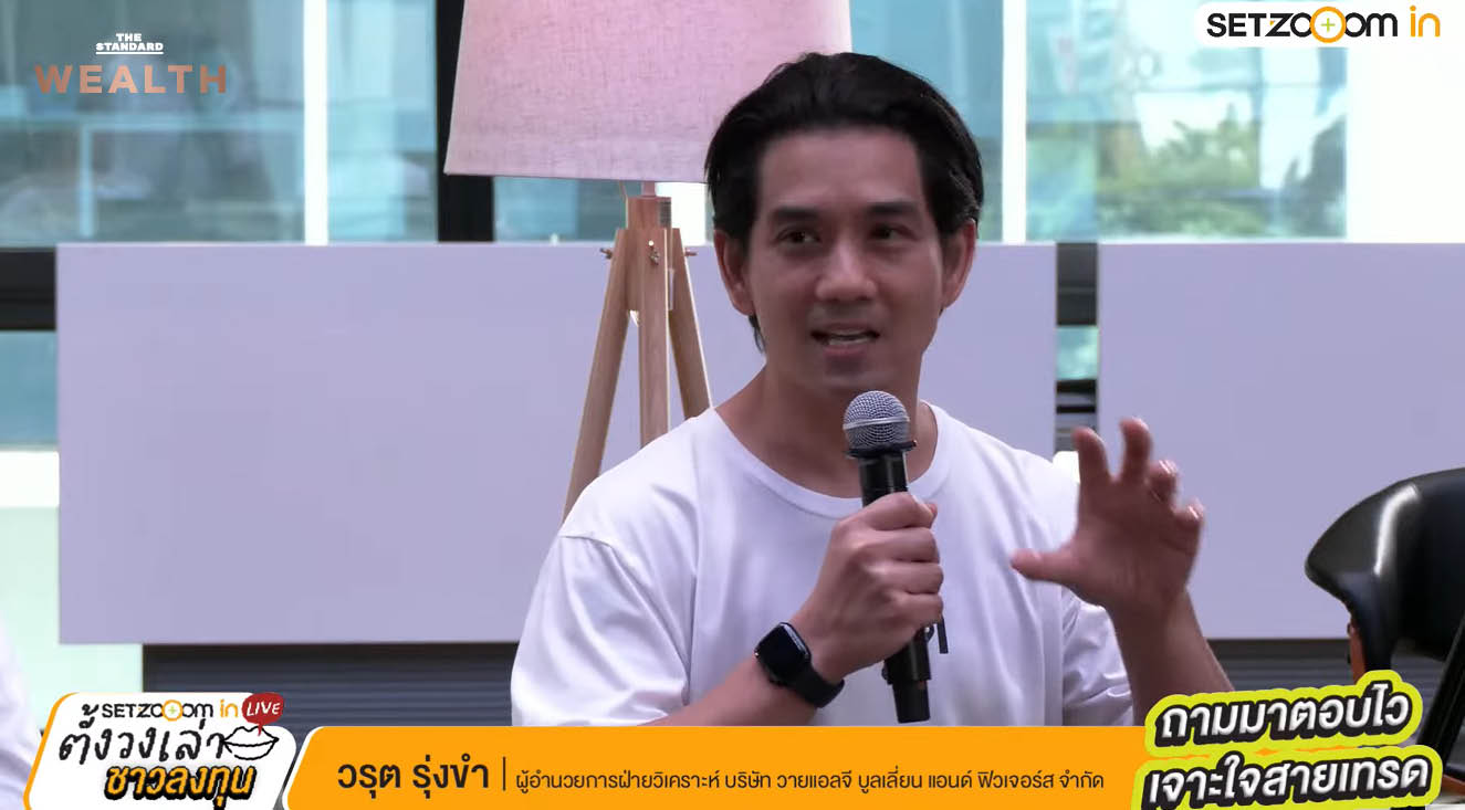 ภาพกลยุทธ์บริหารพอร์ตลงทุนในตลาดผันผวน โดย SET Zooom in 8