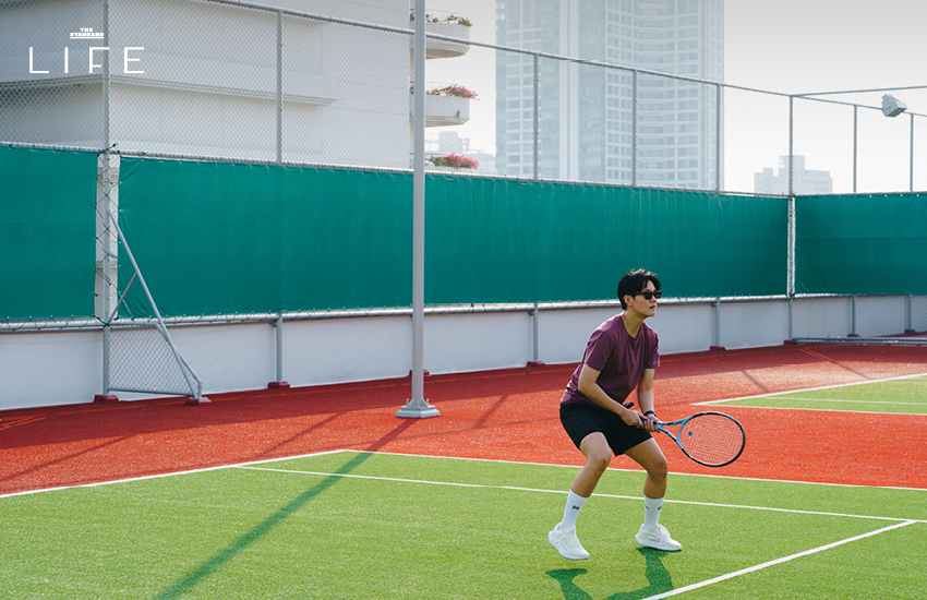 ภาพสนามเทนนิสโฉมใหม่ของโรงแรมแชงกรี-ลา กรุงเทพฯ ริมแม่น้ำเจ้าพระยา 6