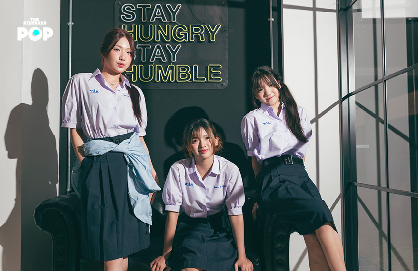 ภาพประกอบการสัมภาษณ์นักแสดงจากซีรีส์ GL เรื่อง Shock Me Girl 1