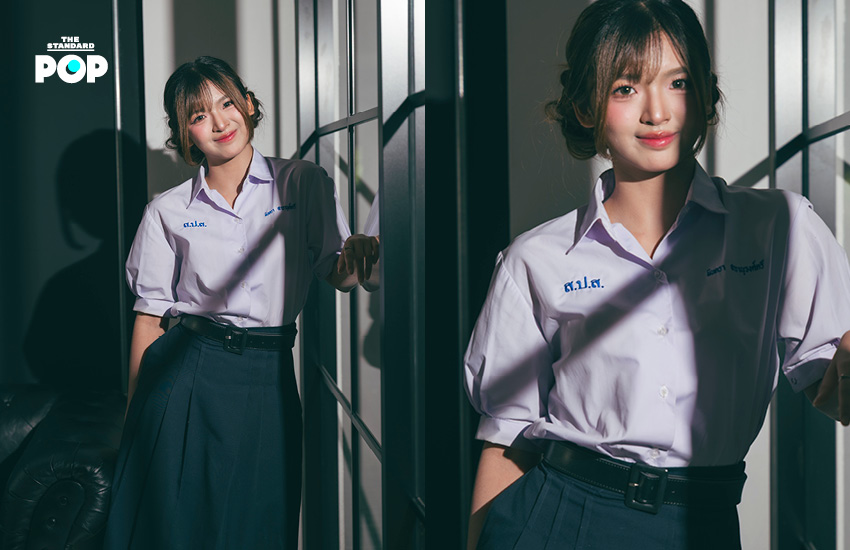 ภาพประกอบการสัมภาษณ์นักแสดงจากซีรีส์ GL เรื่อง Shock Me Girl 11