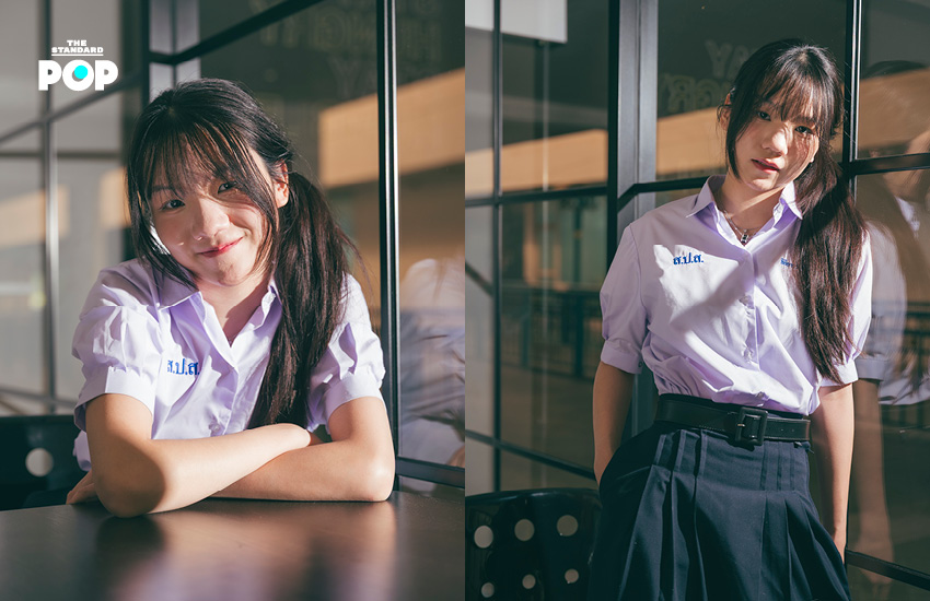 ภาพประกอบการสัมภาษณ์นักแสดงจากซีรีส์ GL เรื่อง Shock Me Girl 13