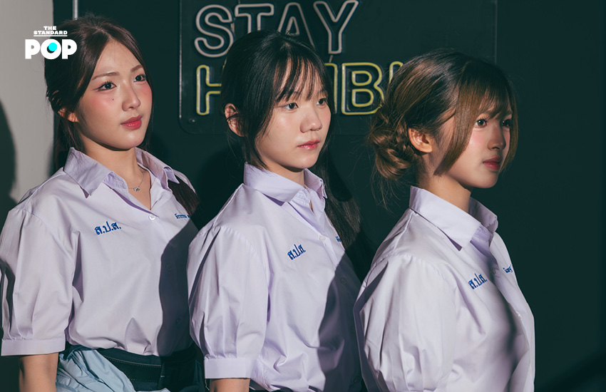 ภาพประกอบการสัมภาษณ์นักแสดงจากซีรีส์ GL เรื่อง Shock Me Girl 5