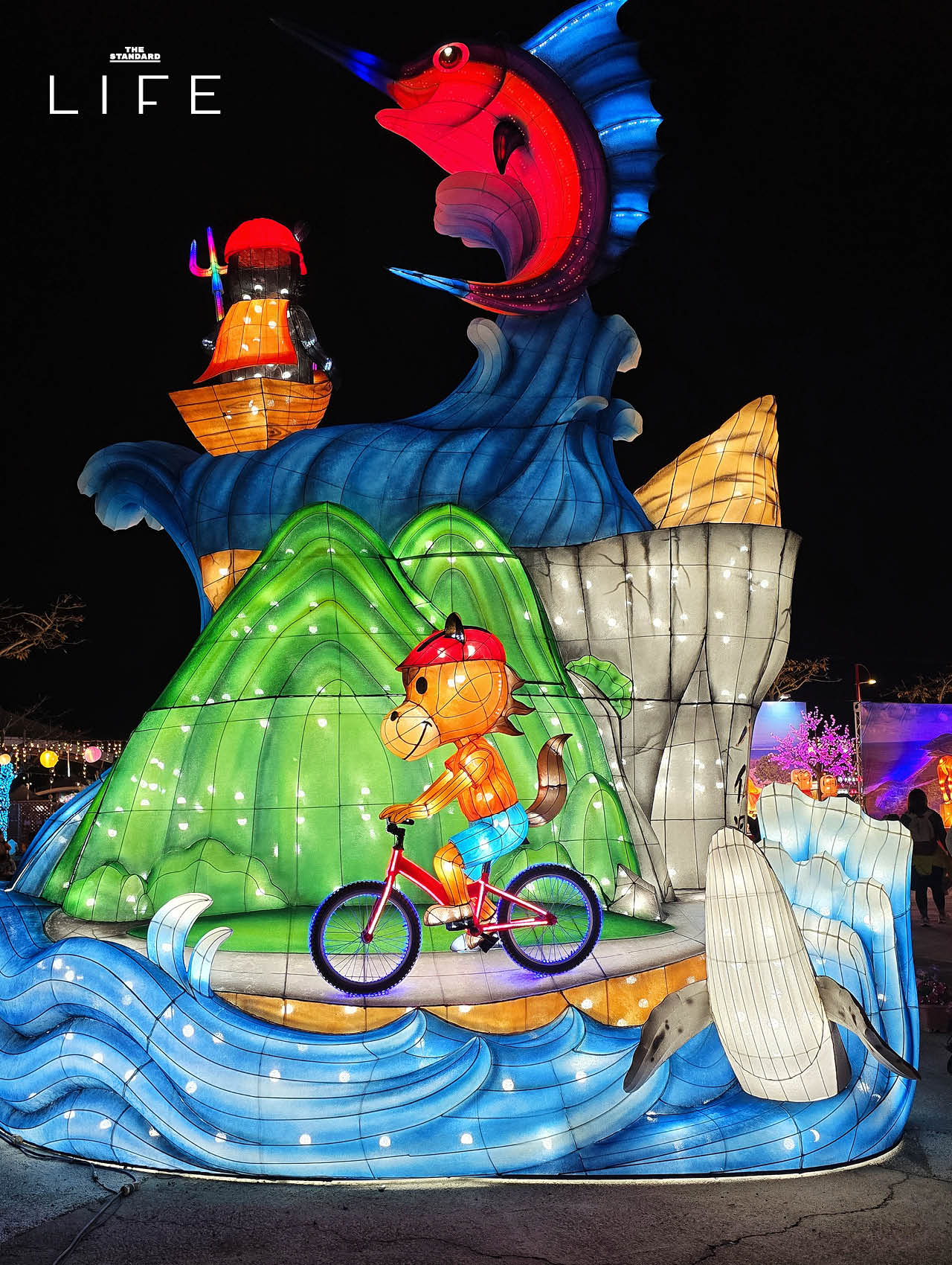 โคมไฟหลากสีสันส่องสว่างงดงามในงาน Taiwan Lantern Festival 2026 ที่เมืองเจียอี้ ประเทศไต้หวัน 11