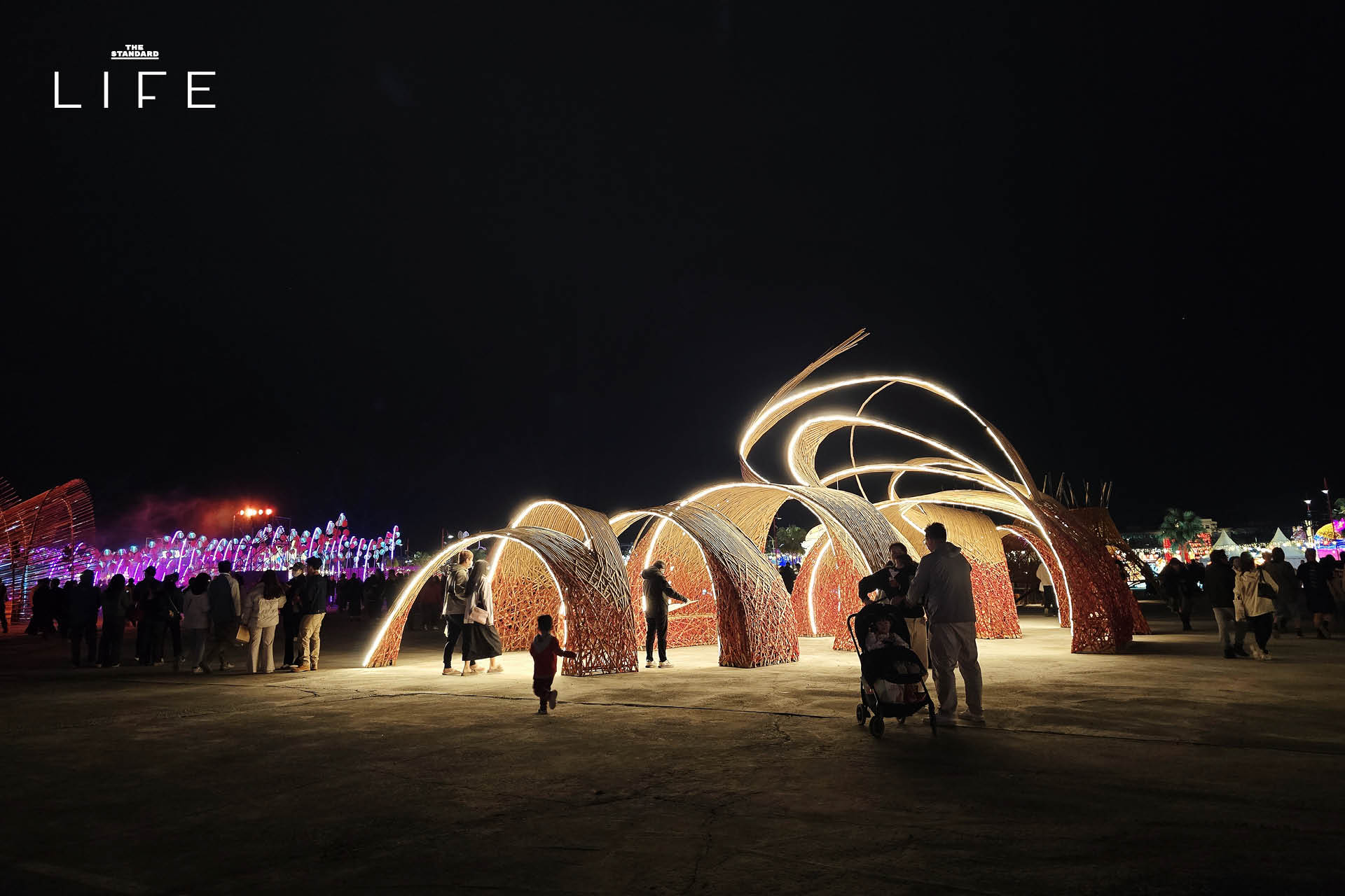 โคมไฟหลากสีสันส่องสว่างงดงามในงาน Taiwan Lantern Festival 2026 ที่เมืองเจียอี้ ประเทศไต้หวัน 18