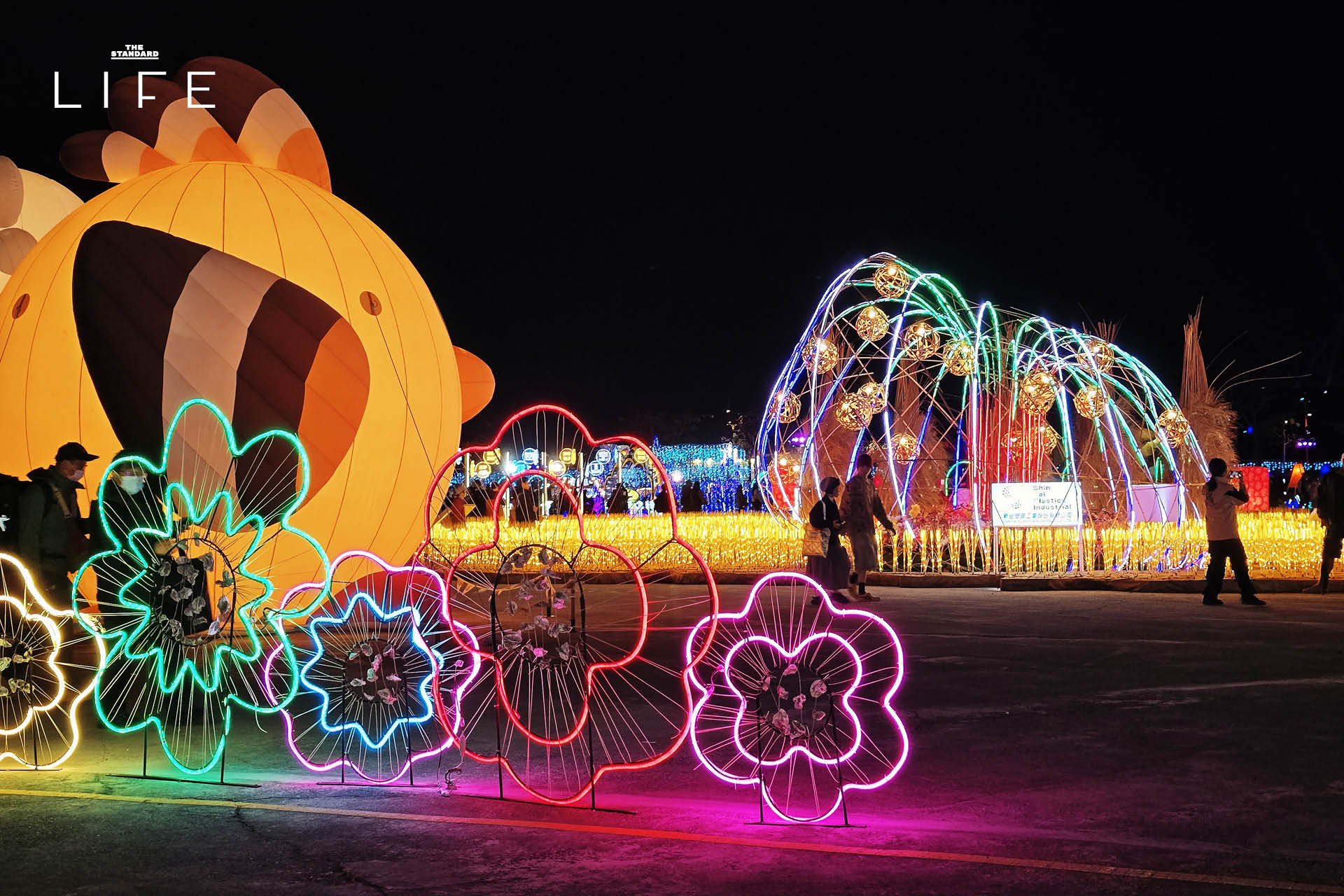 โคมไฟหลากสีสันส่องสว่างงดงามในงาน Taiwan Lantern Festival 2026 ที่เมืองเจียอี้ ประเทศไต้หวัน 22