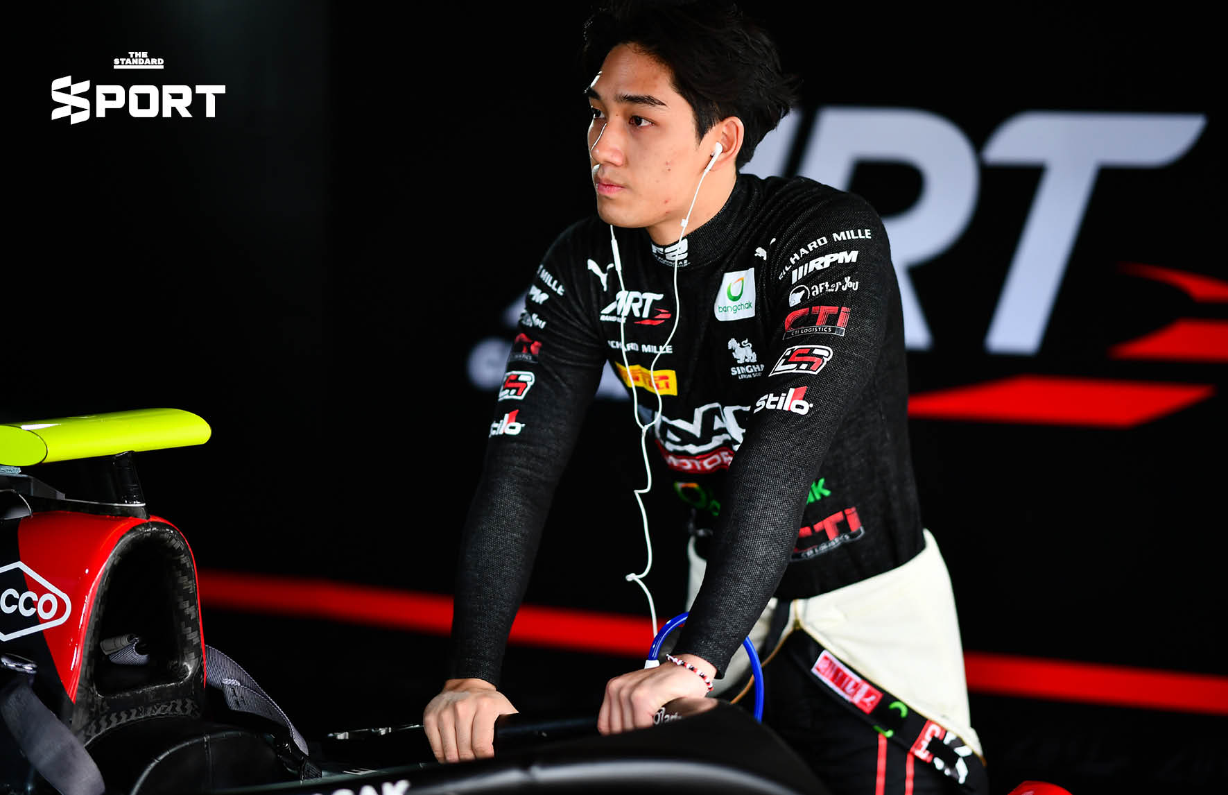 เติ้น ทัศนพล อินทรภูวศักดิ์ นักขับไทยในรถแข่ง Formula 2 บนสนาม Albert Park Circuit 1