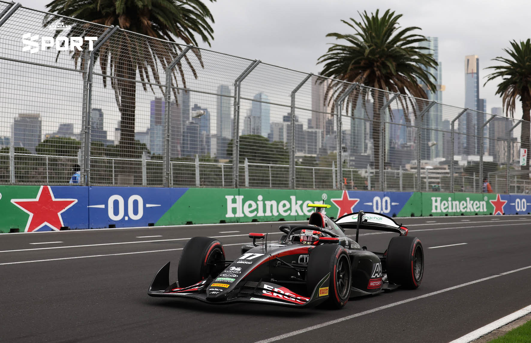เติ้น ทัศนพล อินทรภูวศักดิ์ นักขับไทยในรถแข่ง Formula 2 บนสนาม Albert Park Circuit 4