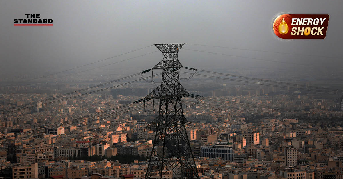 ภาพกราฟิกข้อความ ทรัมป์ ขู่ทำลายโรงไฟฟ้าอิหร่าน หากไม่เปิดช่องแคบฮอร์มุซภายใน 48 ชั่วโมง