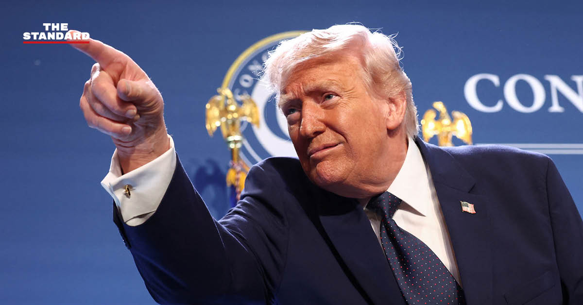 โดนัลด์ ทรัมป์ ประธานาธิบดีสหรัฐฯ แถลงข่าวถึงสถานการณ์ความขัดแย้งกับอิหร่าน