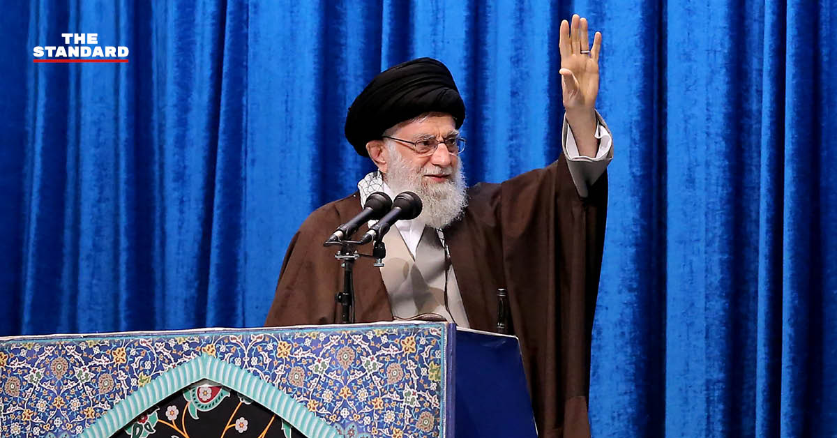 ภาพ อยาตอลเลาะห์ อาลี คาเมเนอี ผู้นำสูงสุดอิหร่าน