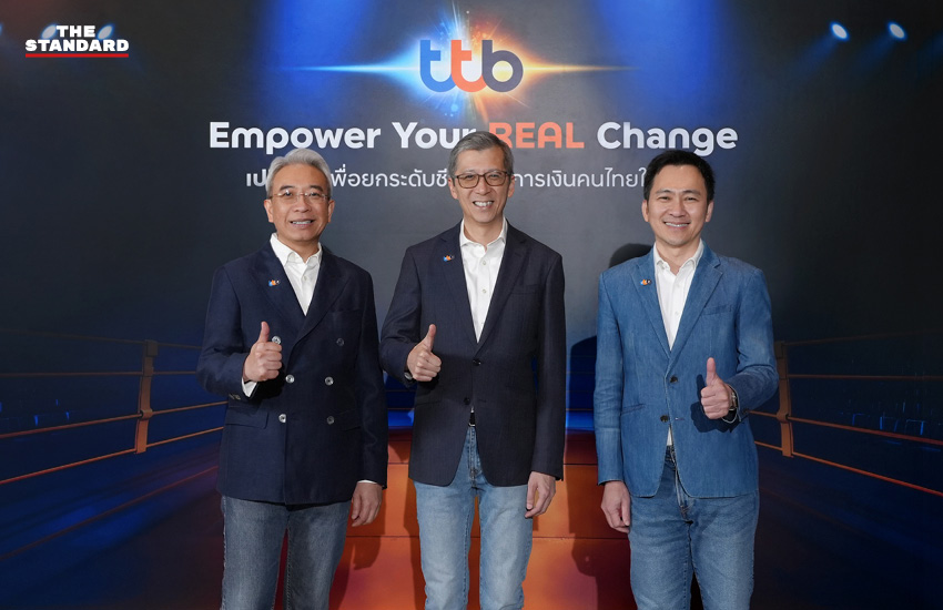 ผู้บริหาร ทีทีบี นำเสนอวิสัยทัศน์ ‘Empower Your REAL Change’ และกลยุทธ์ ‘ยกระดับ 3+’ เพื่อยกระดับชีวิตทางการเงินคนไทย 5